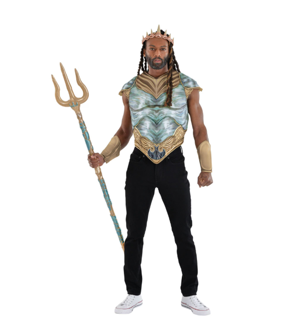 Disney Little Mermaid-King Triton Men Adult Costume Size: 44